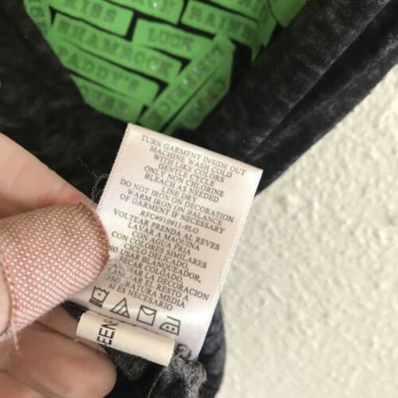 Rocker Girl All Access Entertainment Shamrock tshirt L Black Cap Sleeve Sheer - Picture 9 of 11